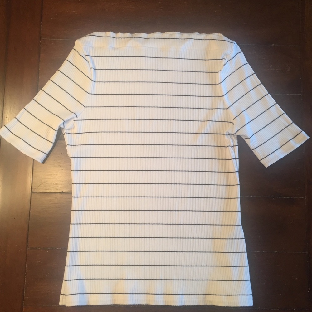 Banana Republic Ribbed Boat-Neck Top size M